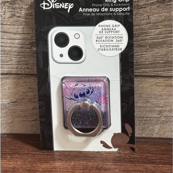 DISNEY - Stitch Cell Phone Ring Grip & Kickstand, New In Package - Picture 2 of 3